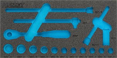 HAZET 2-componenten zachschuiminleg 163-335L · L x B: 342 mm x 172 mm HAZET 2-componenten zachschuiminleg 163-335L · L x B: 342 mm x 172 mm