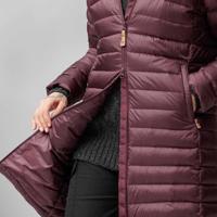 Fjällräven Dames Winterparka Snow Flake Parka W, port, Maat: S - thumbnail