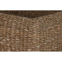 Plantenbakkenset Home ESPRIT Natuurlijk Metaal Natuurlijke Vezel 40 x 40 x 70 cm (3 Onderdelen) - thumbnail