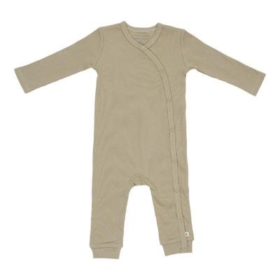 Little Dutch boxpakje met overslag Rib Olive-86-92 Little Dutch boxpakje met overslag Rib Olive-86-92