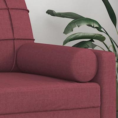 VidaXL Sierkussens 2 st 15x50 cm stof wijnrood VidaXL Sierkussens 2 st 15x50 cm stof wijnrood