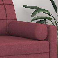 VidaXL Sierkussens 2 st 15x50 cm stof wijnrood - thumbnail