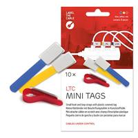 Kabelhouder Label the Cable 2530 Blauw, Geel, Rood - thumbnail