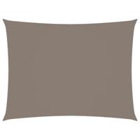 VidaXL Zonnescherm rechthoekig 6x7 m oxford stof taupe - thumbnail