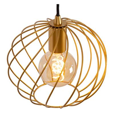Lucide DANZA - Hanglamp - Ø 25 cm - 1xE27 - Mat Goud / Messing