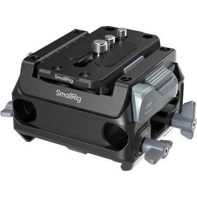 SmallRig 5366 Manfrotto-Type Mount Plate Kit with 15mm Dual Rod Clamp