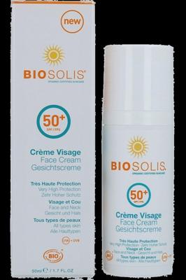 Biosolis Zonnecrème Gezicht SPF50+ 50ml