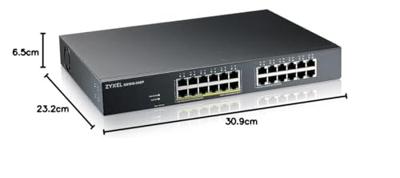 Zyxel GS1915-8 Managed L2 Gigabit Ethernet (10/100/1000) Zwart