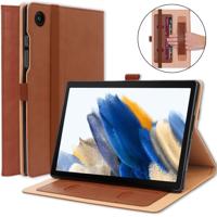 Luxe stand flip sleepcover hoes - Samsung Galaxy Tab A8 (2021) - Bruin - thumbnail