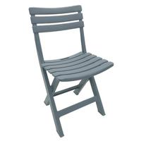 Komodo Opvouwbare Kunststof Stoel Blauw/Grijs - thumbnail