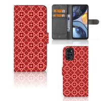 Motorola Moto G22 | Telefoon Hoesje | Batik Rood - thumbnail