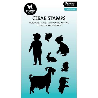 Studio Light • essentials clear stamp farm kids