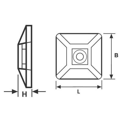 HellermannTyton MB4CA/S/-N66-NA-C1 Bevestigingssokkel Zelfklevend, Schroefbaar 151-28449 4-voudige invoeging, Halogeenvrij Transparant 100 stuk(s) HellermannTyton MB4CA/S/-N66-NA-C1 Bevestigingssokkel Zelfklevend, Schroefbaar 151-28449 4-voudige invoeging, Halogeenvrij Transparant 100 stuk(s)