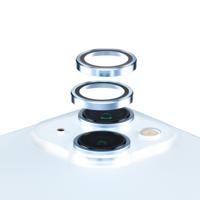 PanzerGlass™ Hoops camera lensbeschermer voor Apple iPhone 15 | 15 Plus - bescherming met stijl, schokbestendig glas, blauw - thumbnail