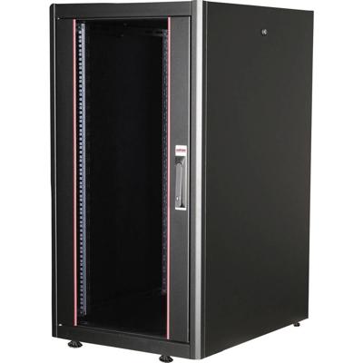 ROLINE 19-inch netwerkkast Basic 22 U, 600x800 BxD Glazen deur zwart ROLINE 19-inch netwerkkast Basic 22 U, 600x800 BxD Glazen deur zwart