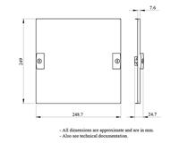 Schneider Electric PrismaSeT-P, frontplaat, zonder uitsparing, breedte = 400 mm, hoogte = 5 modules 1 stuk(s) - thumbnail