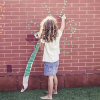 Stickers Apli Geel Cirkelvormig - thumbnail