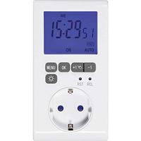 Sygonix SY-3057190 Stopcontact-schakelklok Digitaal Weekprogramma 3680 W IP20 Countdown-functie, Timer-functie - thumbnail