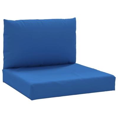 VidaXL Palletkussens 2 st oxford stof blauw