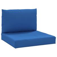 VidaXL Palletkussens 2 st oxford stof blauw - thumbnail