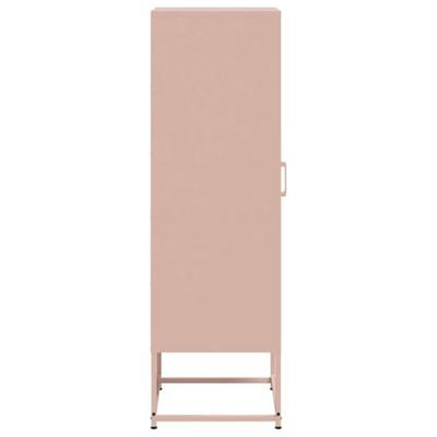 Hoge kast 36x39x123 cm staal roze Hoge kast 36x39x123 cm staal roze