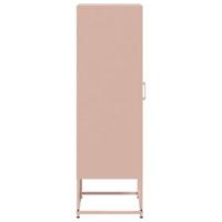 Hoge kast 36x39x123 cm staal roze - thumbnail