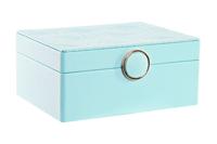 Doos-Juwelenkistje DKD Home Decor Groen Hout MDF 17 x 13 x 8,5 cm - thumbnail