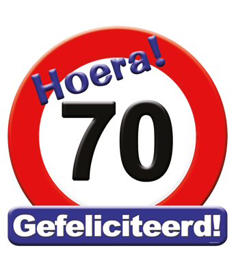 Huldeschild 70 jaar