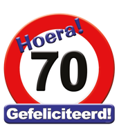 Huldeschild 70 jaar - thumbnail