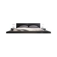 Bed Joaquin Zwart 140x200cm - thumbnail