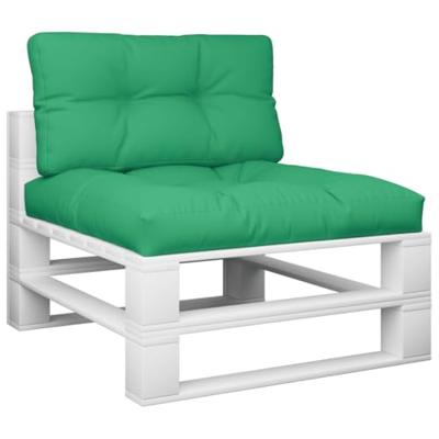 VidaXL Palletkussens 2 st stof groen VidaXL Palletkussens 2 st stof groen