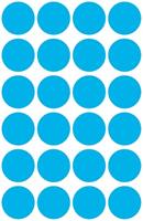 Avery Ronde etiketten diameter 18 mm, blauw, 96 stuks - thumbnail