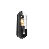QAZQA Moderne buiten wandlamp zwart IP54 - Stockholm - thumbnail