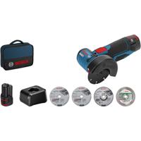 Bosch Professional GWS 12V-76(2xGBA2.0Ah,GAL12V-20) 06019F200C Haakse accuslijper 76 mm 12 V - thumbnail