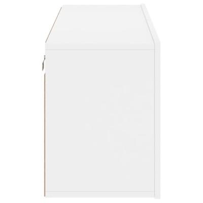 Tv-meubel wandgemonteerd 100x30x41 cm wit