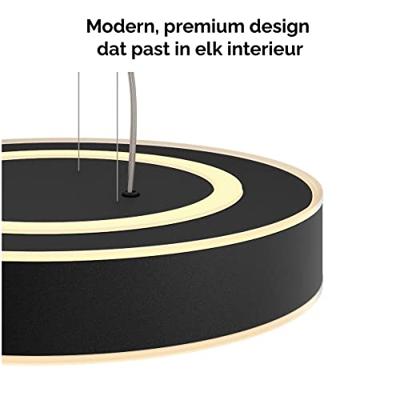 Philips HanglampHue Enrave - White Ambiance Ø 42,5cm zwart - 915005998101