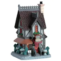 Lemax crepes & croissants bakery verlicht kersthuisje Caddington Village 2017 - thumbnail