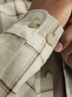 Jack & Jones Jprccraymond Spring Check Overshirt Sn Overshirt White Pepper - thumbnail