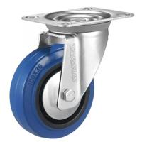 Tarsus zwenkwiel 125 mm. blauw - thumbnail