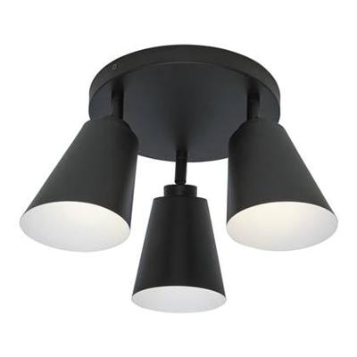 its about RoMi Plafondlamp 'Bremen' 3-lamps, kleur Zwart