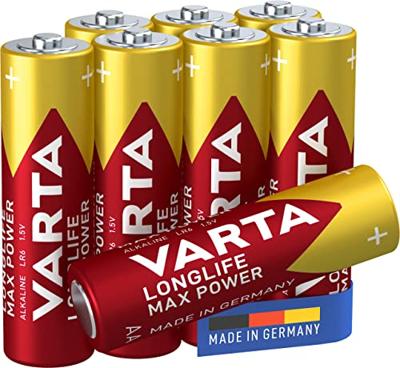 Varta Longlife Max Power AA 8-pack Batterijen - thumbnail