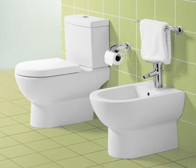 Villeroy & Boch Subway closetzitting - met deksel en rvs scharnieren wit 9m556101