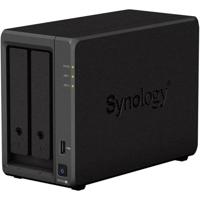 Synology DS723+-12TB-FR DS723+-12TB-FR NAS-server 12 TB Refurbished (goede staat) Ontwaken bij LAN-/WAN-verbinding, Aan/uit-schakelaar, 256-Bit AES codering - thumbnail
