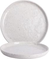 Gusta Gebaksbordje Aardewerk Wit Ø15,3 centimeter - thumbnail