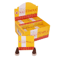 Golden Nag Wierookkegels - Temple - thumbnail