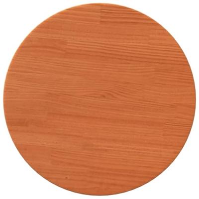 Tafelblad rond 40x2,5 cm massief grenenhout wasbruin Tafelblad rond 40x2,5 cm massief grenenhout wasbruin