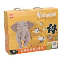Vloerpuzzel Savanne, 63st - thumbnail