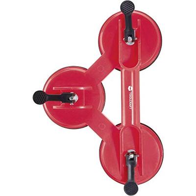 Toolcraft zuignap driedubbel, draagvermogen (max.) 110 kg