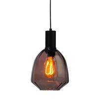 Masterlight Hanglamp zwartPorto met Nicolette red glas - Ø 20cm - 2710-05-05-13 - thumbnail