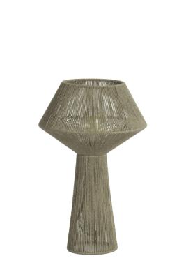 Light & Living Tafellamp 'Fugia' Jute, 47cm, kleur Lichtgroen